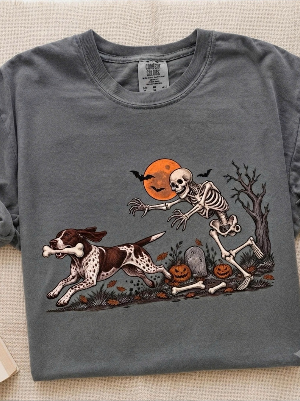 Comfort colors Pepper Skeleton Halloween T-shirt